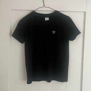 TNA black embroidered t-shirt